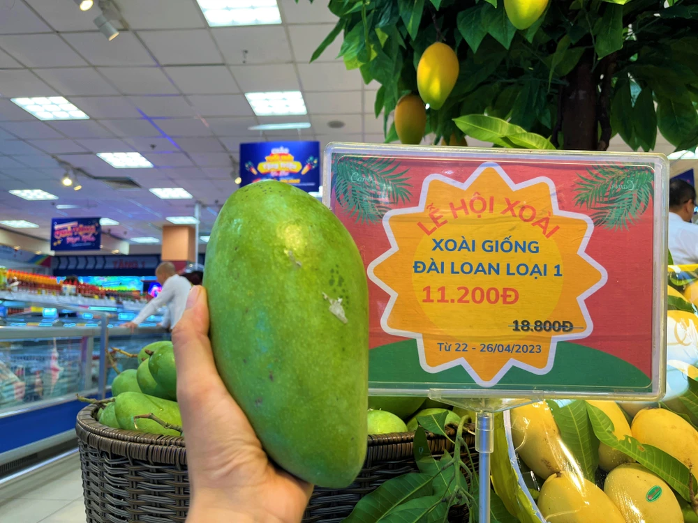 Có loại xoài giảm giá còn 11.200 đồng/kg