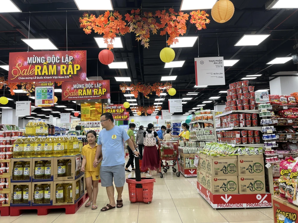 Lễ 2-9: Người dân kéo đến các siêu thị vui chơi, ăn uống ảnh 4