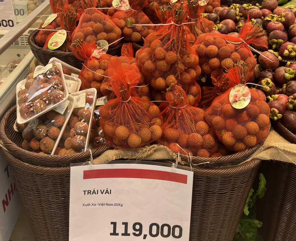 doanh thu vải thiều