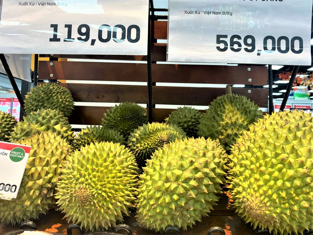 xuất khẩu sầu riêng