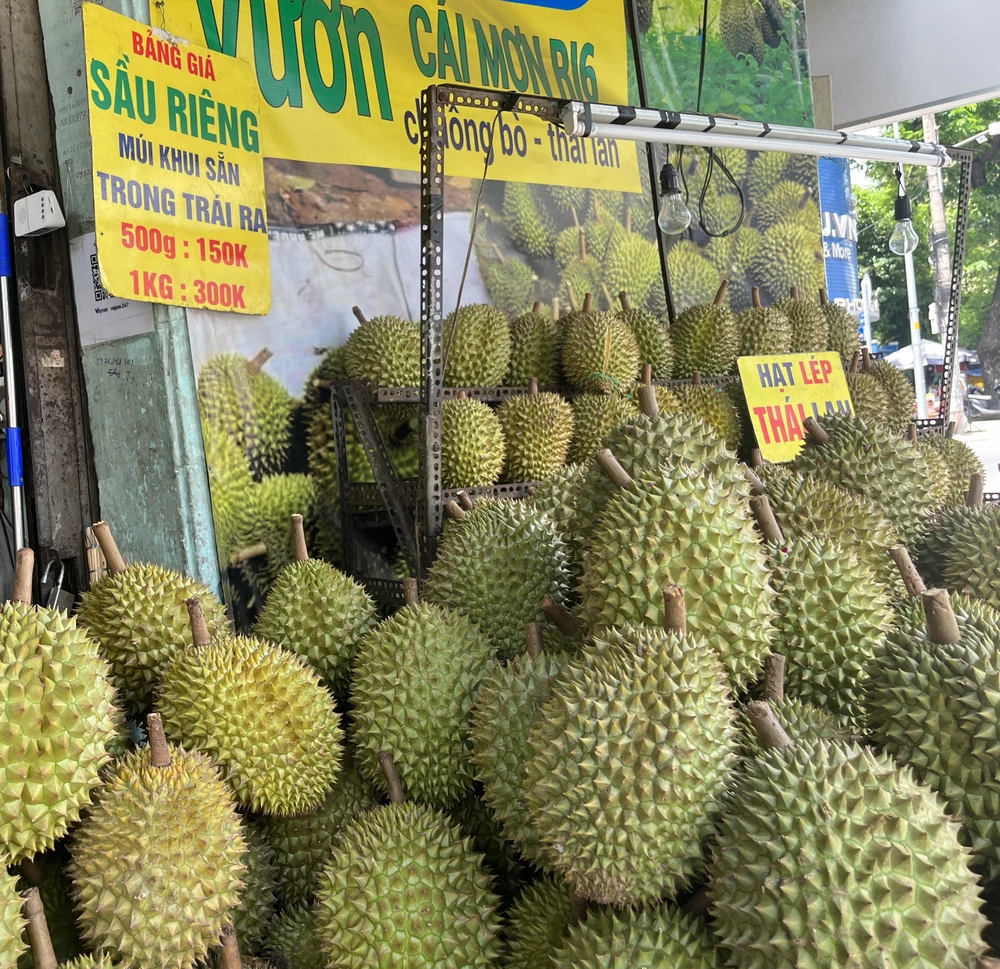 xuất khẩu sầu riêng