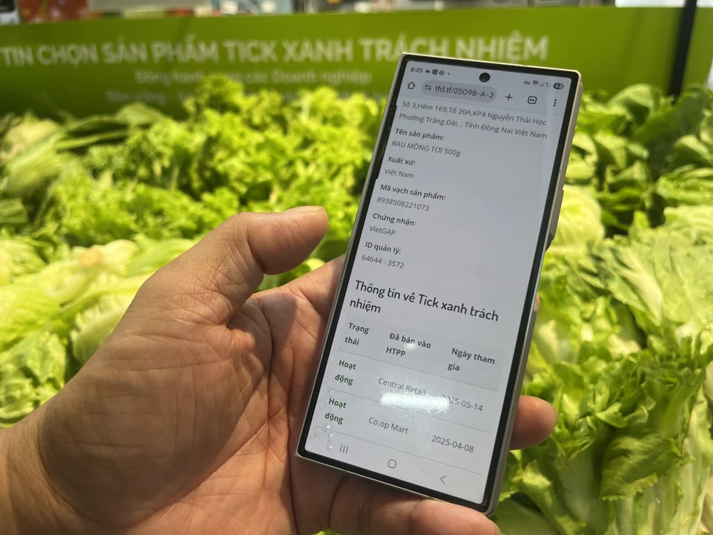 tick xanh trách nhiệm