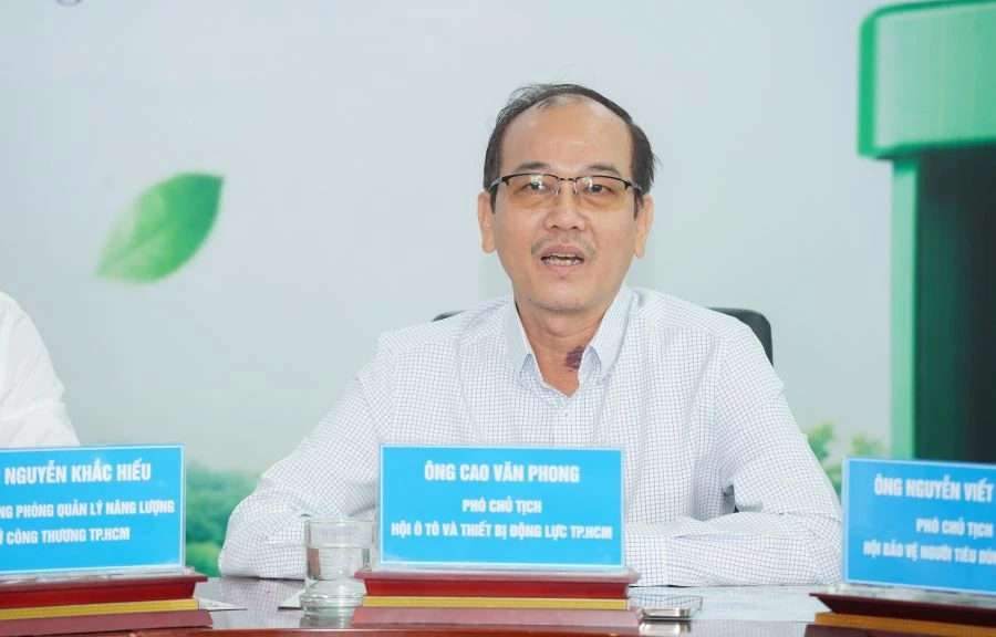 Ông Cao Văn Phong Phó Chủ tịch Hội Ô tô và Thiết bị động lực TP.HCM. Ảnh: THUẬN VĂN