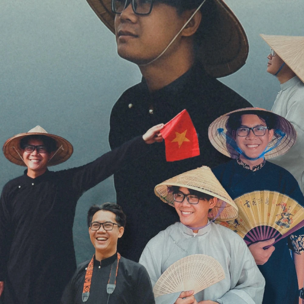 Chàng trai 9x mong muốn được lan tỏa giá trị của chiếc áo dài truyền thống đến với bạn bè khắp mọi nơi. Ảnh: NVCC Chàng trai 9x mong muốn được lan tỏa giá trị của chiếc áo dài truyền thống đến với bạn bè khắp mọi nơi. Ảnh: NVCC