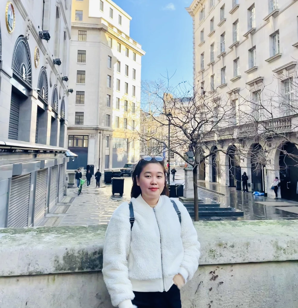 Tết năm nay rất đặc biệt với Ngọc Diệp vì đây là năm đầu tiên đón Tết ở một đất nước khác. Ảnh: NVCC