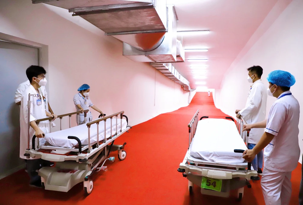 Đường hầm chuyển bệnh của BV Nhân dân 115 sẽ giúp việc đi lại, chuyển bệnh được nhanh chóng, an toàn hơn..