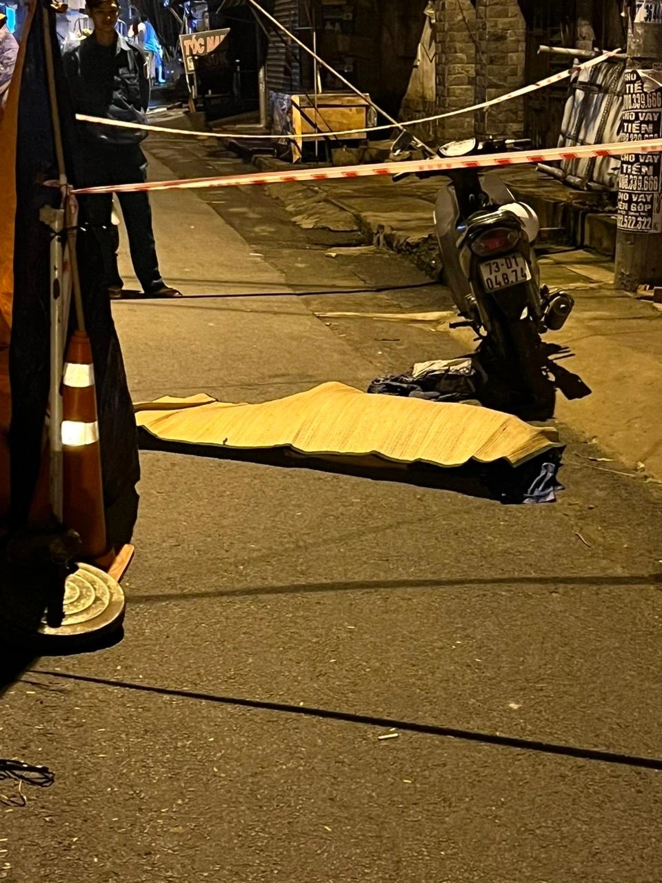 Hiện trường vụ án mạng. Ảnh: TS