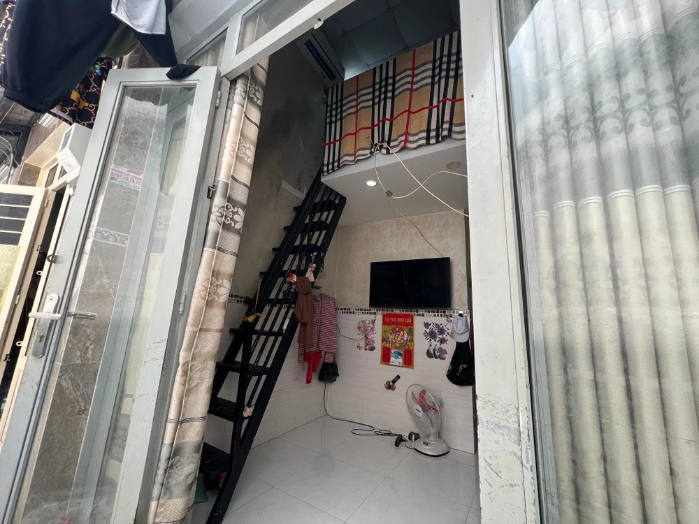 Phòng trọ nơi xảy ra vụ việc. Ảnh: TS Phòng trọ nơi xảy ra vụ việc. Ảnh: TS