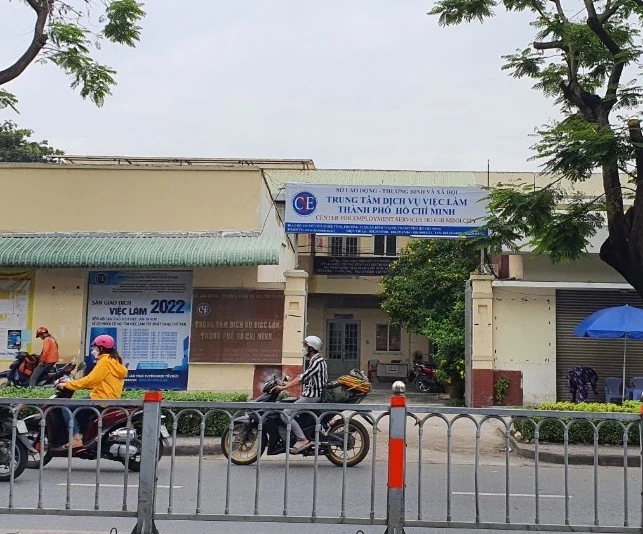 Trung tâm dịch vụ việc làm TP.HCM. Ảnh: TS