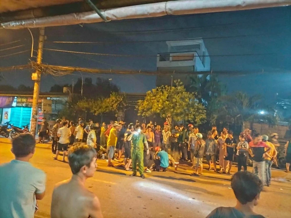 Hiện trường vụ tai nạn khiến bốn người thương vong. Ảnh: CM