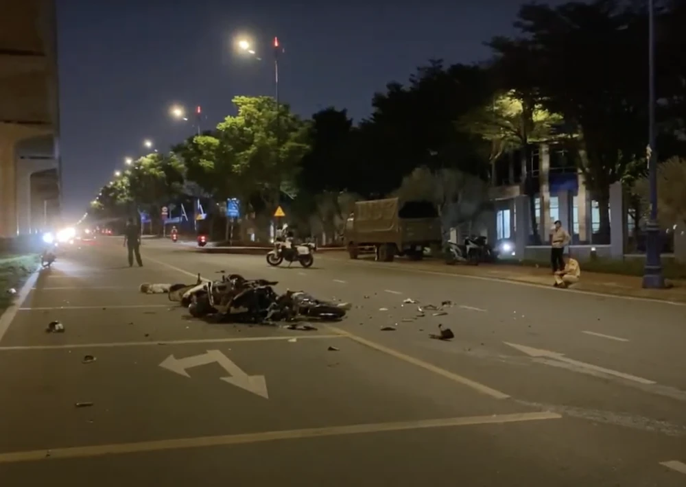 2 thanh niên tử vong sau tai nạn giữa 2 xe máy tại TP Thủ Đức