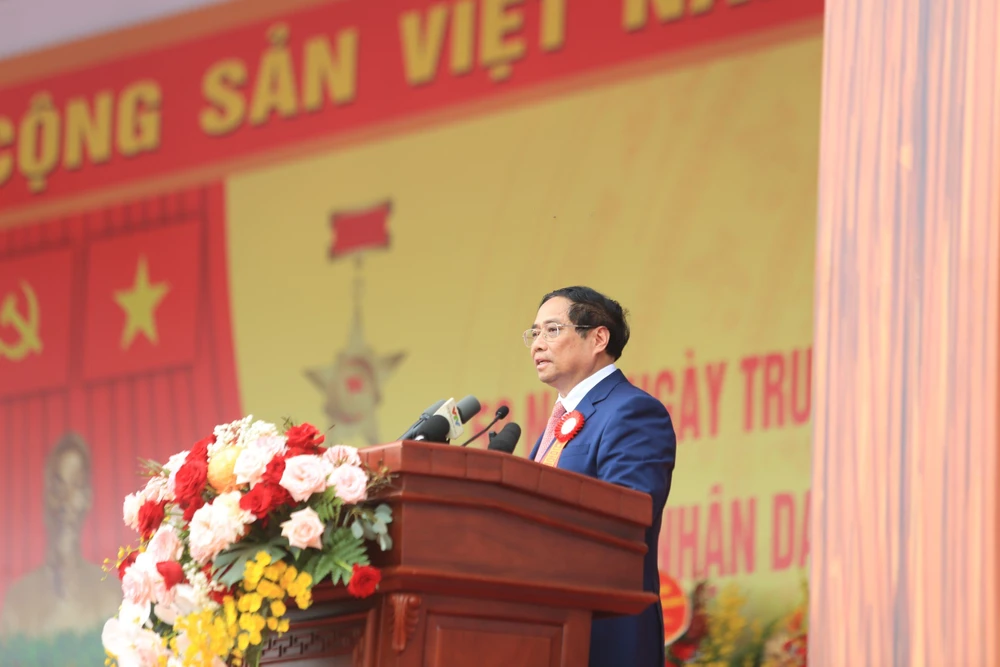 Thủ tướng: Xây dựng Lực lượng Cảnh sát cơ động tiến thẳng lên hiện đại