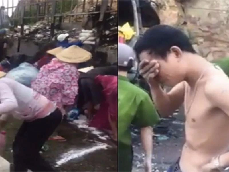 Mặc tài xê kêu xin người dân vẫn ùa vào hôi của