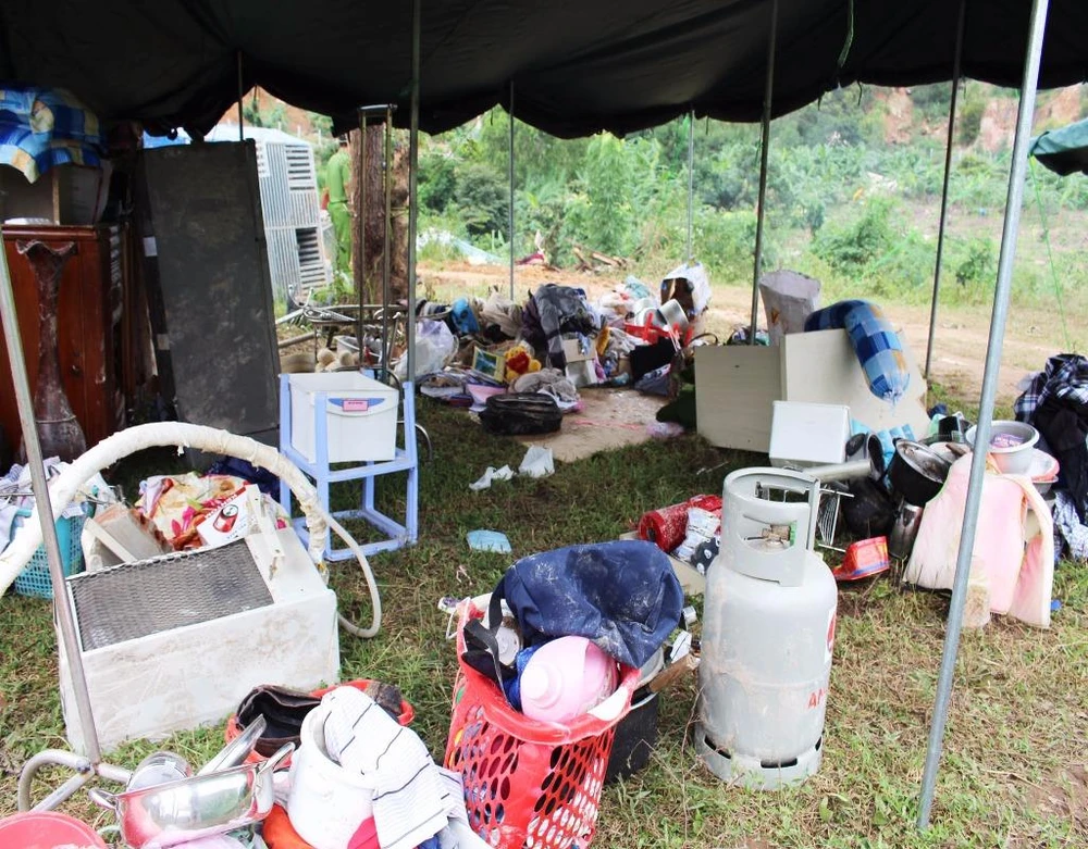 sạt lở đất ở nha trang