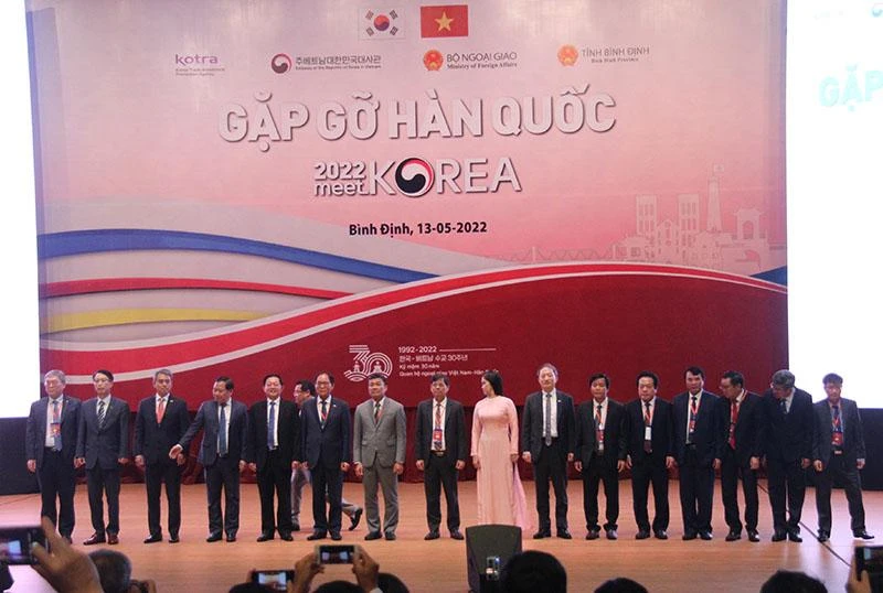 Các đại biểu tại sự kiện "Gặp gỡ Hàn Quốc 2022". Ảnh: NO