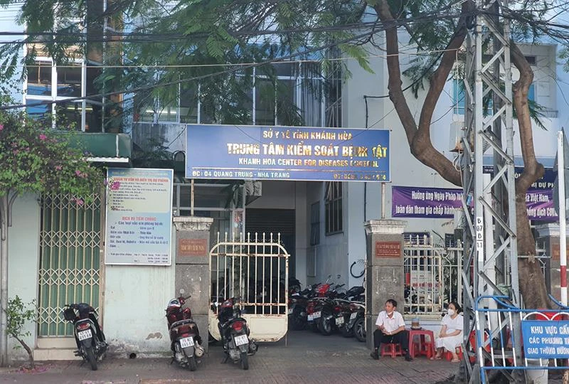 Trụ sở CDC Khánh Hòa - nơi đang được cơ quan công an làm rõ một số vấn đề về mua sắm thiết bị y tế. Ảnh: TL