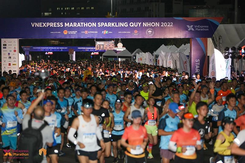 Giải VnExpress Marathon Quy Nhơn 2022. Ảnh: BTC