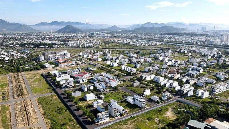 Một phần khu đô thị Mỹ Gia đang bị tạm dừng giao dịch. Ảnh: HUỲNH HẢI