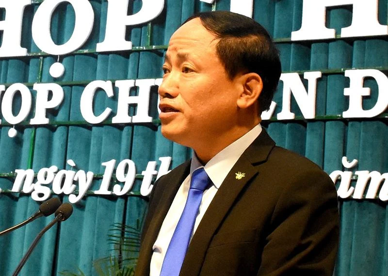 Ông Phạm Anh Tuấn, tân Chủ tịch UBND tỉnh Bình Định. Ảnh: KHƯƠNG VY