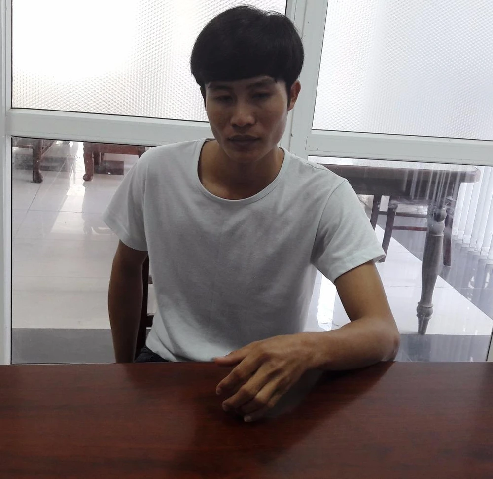 Đối tượng Trần Ngọc Hải bị PC52 (Công an Đà Nẵng) bắt giữ. Ảnh: TT