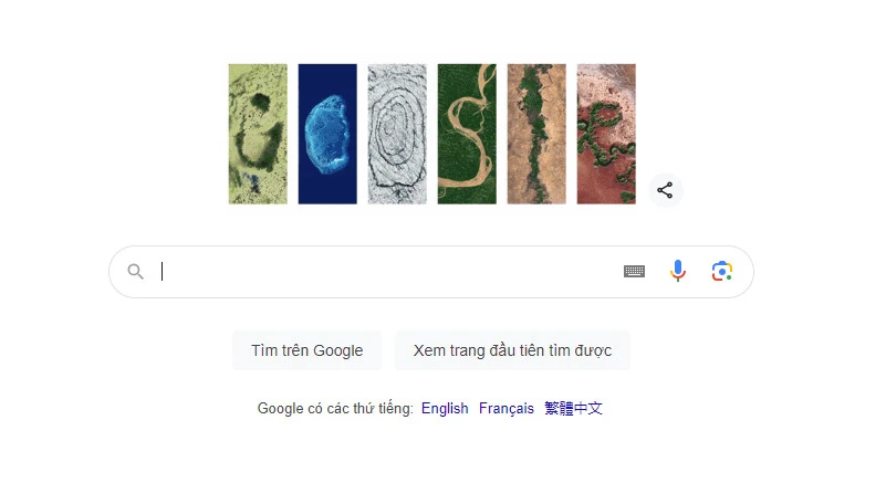 Hình ảnh Doodle vào ngày Trái đất 22/4