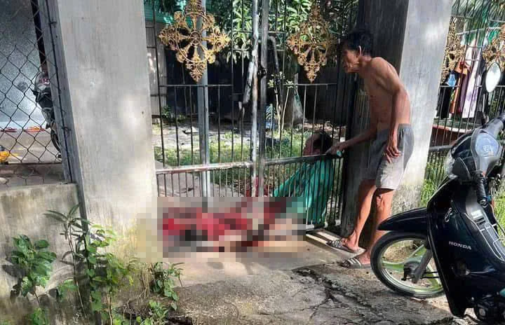 1 phụ nữ bị tấn công bằng dao ngay cổng nhà nghi do chuyện tình cảm