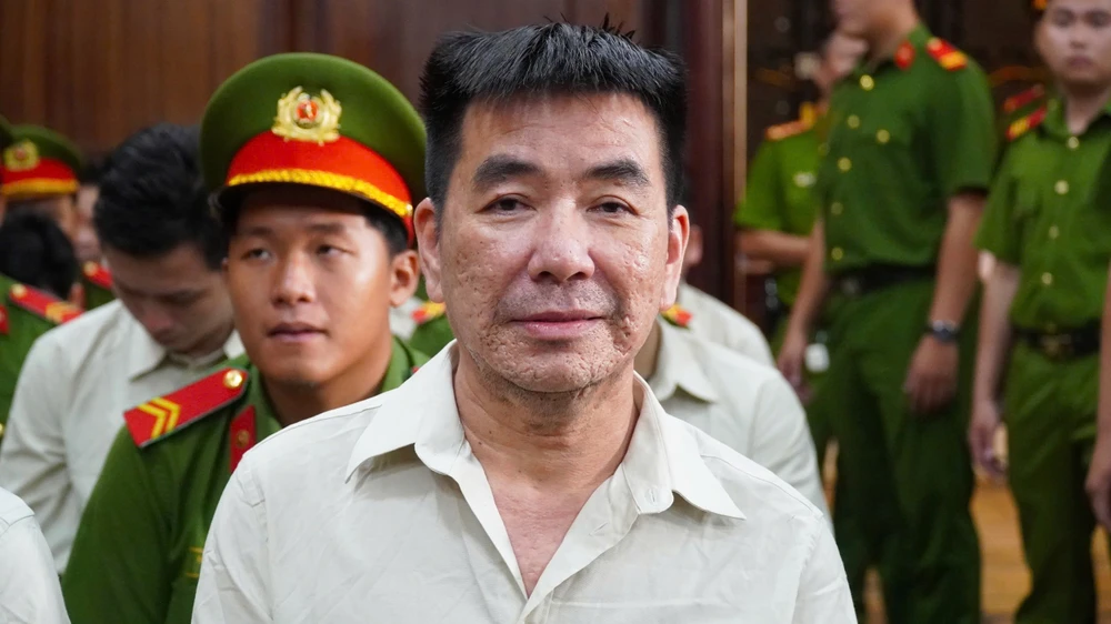 Cựu chủ tịch HĐQT kiêm tổng giám đốc Công ty Trung Hậu 68 Lê Quang Bình. Ảnh: NGUYỄN TIẾN