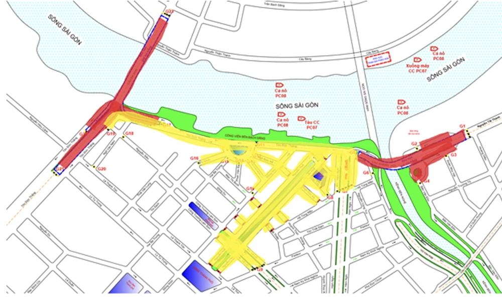 TP.HCM cấm xe lưu thông nhiều tuyến đường ở Trung tâm TP.