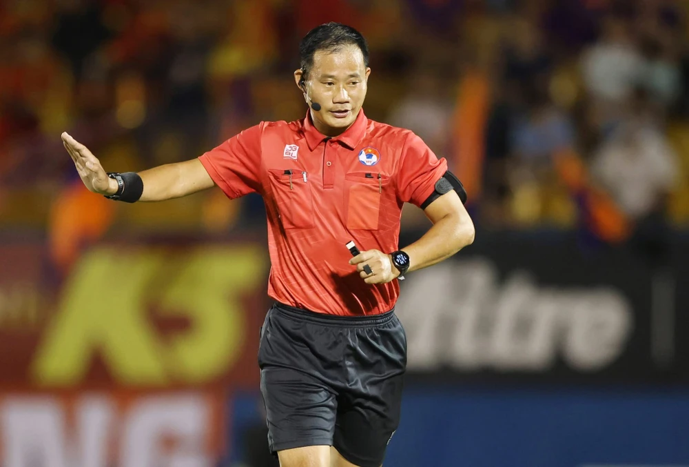 Trọng tài Trần Đình Thịnh đột ngột qua đời ở tuổi 43. Ảnh: ANH ĐỒNG