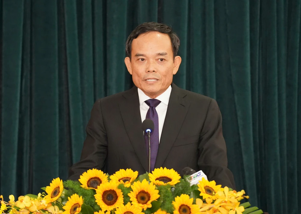 Ông Trần Lưu Quang giữ chức vụ này thay cho Ủy viên Bộ Chính trị, nguyên Bí thư Thành ủy TP.HCM Nguyễn Văn Nên đã nhận nhiệm vụ mới. Ảnh: THUẬN VĂN