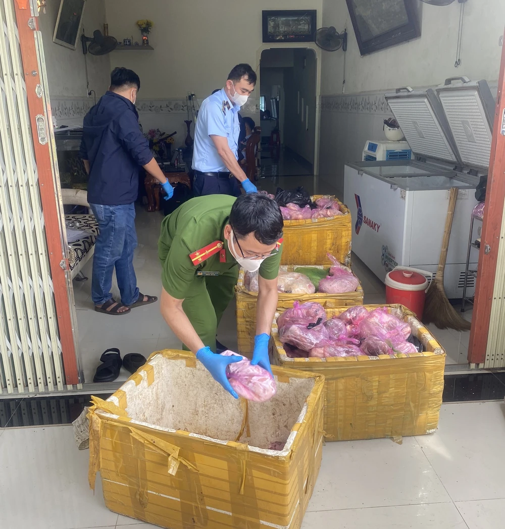 thịt heo không rõ nguồn gốc