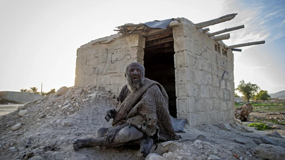 Cụ ông Amou Haji. Ảnh: AFP Cụ ông Amou Haji. Ảnh: AFP