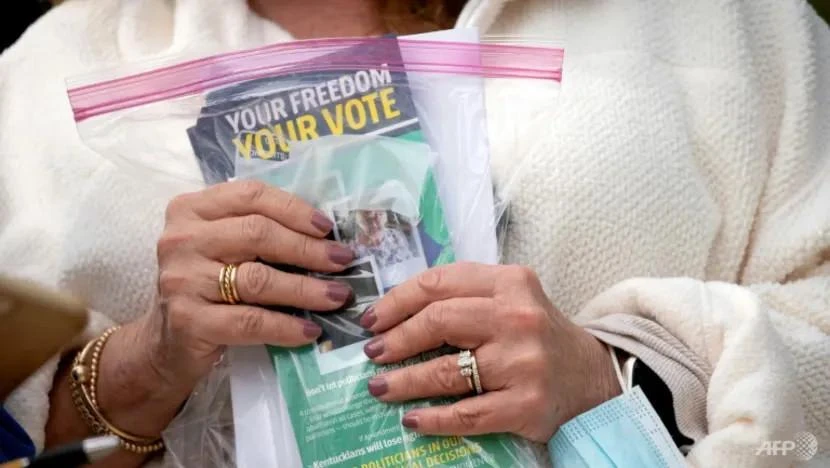 Cử tri Mỹ ủng hộ quyền phá thai trong cuộc bầu cử giữa kỳ. Ảnh: AFP Cử tri Mỹ ủng hộ quyền phá thai trong cuộc bầu cử giữa kỳ. Ảnh: AFP