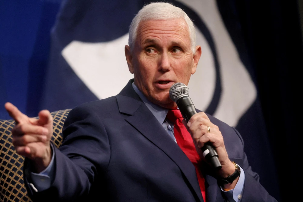Cựu Phó Tổng thống Mỹ Mike Pence. Ảnh: REUTERS.