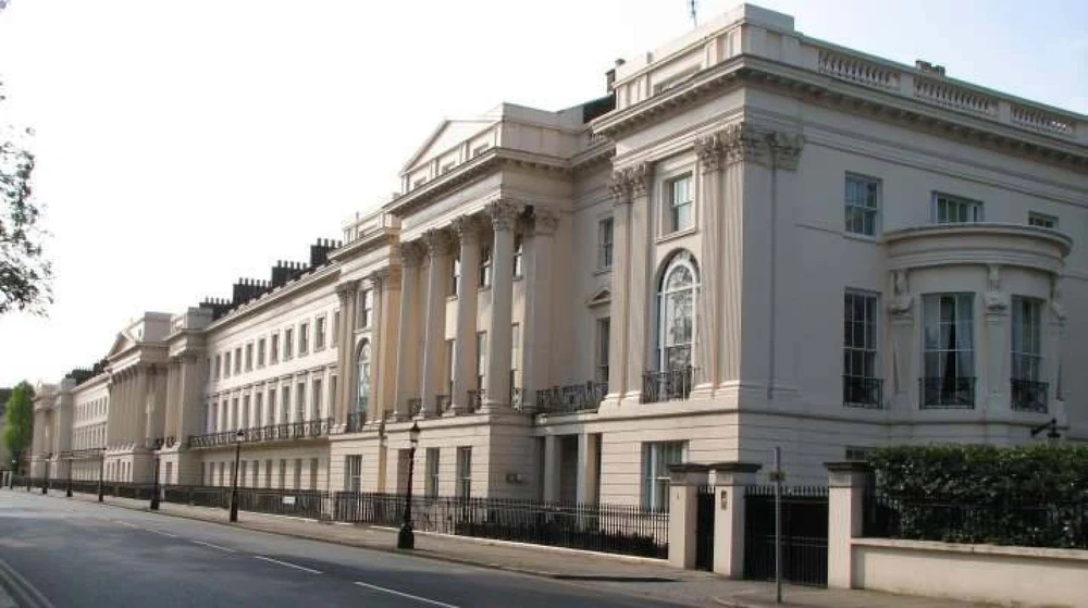 Dinh thự ở Cornwall Terrace, công viên Regent's Park, London. Ảnh: SOUTH CHINA MORNING POST
