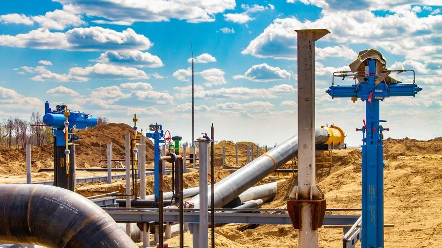 Đường ống Power of Siberia trong quá trình xây dựng. Ảnh: GAZPROM