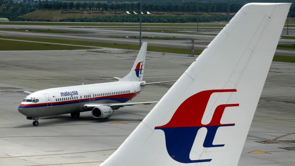 Chuyến bay MH370 của hãng hàng không Malaysia Airlines mất tích vào ngày 8-3-2014. Ảnh: SKY NEWS