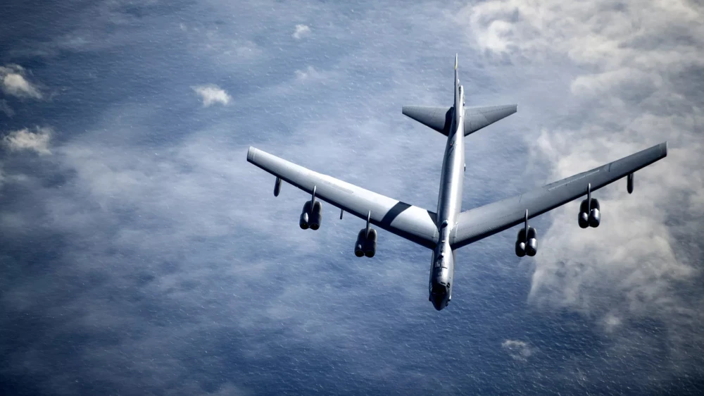 Một chiếc máy bay ném bom chiến lược B-52 của Mỹ. Ảnh: SPUTNIK