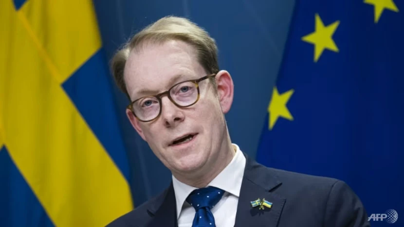 Ngoại trưởng Thụy Điển Tobias Billstrom. Ảnh: AFP