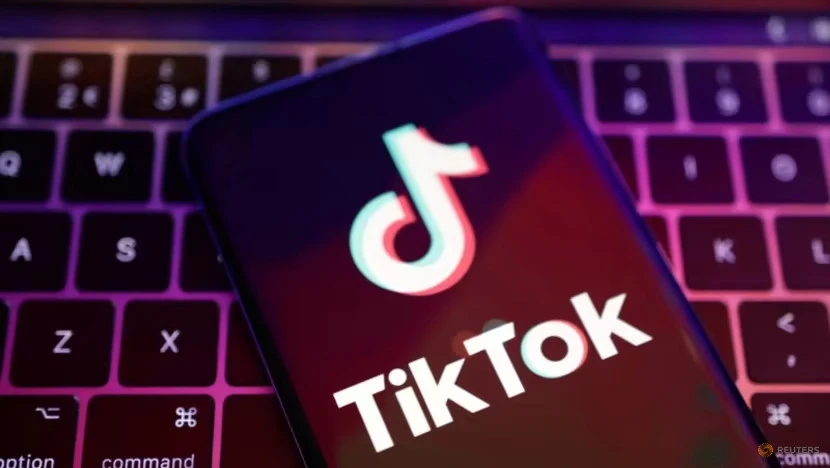 Logo ứng dụng TikTok. Ảnh: REUTERS