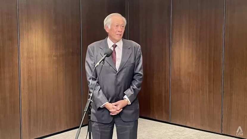 Bộ trưởng Quốc phòng Singapore Ng Eng Hen trong cuộc phỏng vấn ngày 3-6. Ảnh: CNA