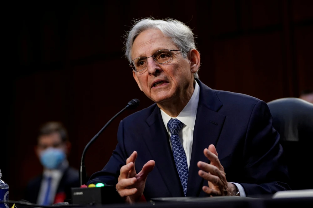 Bộ trưởng Tư pháp Mỹ Merrick Garland. Ảnh: REUTERS