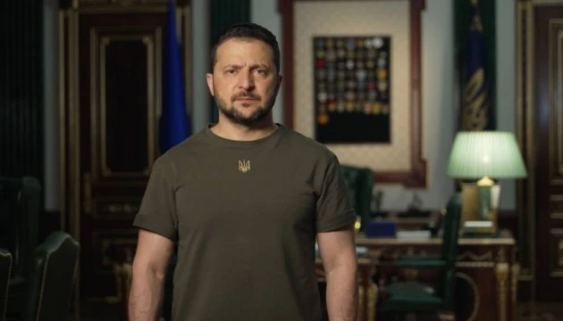 Tổng thống Ukraine Volodymyr Zelensky trong bài phát biểu hằng ngày hôm 30-6. Ảnh: UKRINFORM