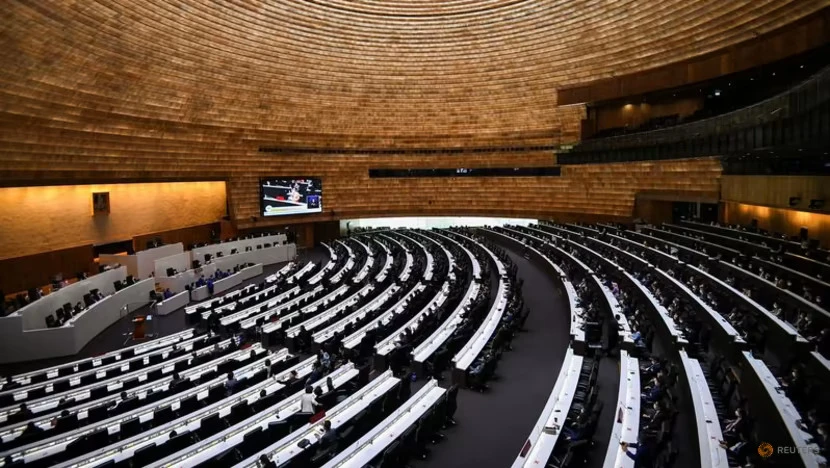 Quang cảnh một cuộc họp của quốc hội Thái Lan. Ảnh: AFP