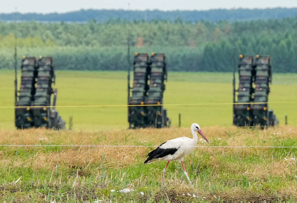 Hệ thống tên lửa Patriot được triển khai ở đông nam Ba Lan. Ảnh: ZUMA PRESS
