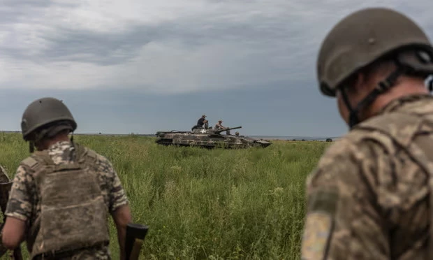 Binh sĩ Ukraine ở tỉnh Donetsk (miền đông Ukraine). Ảnh: ANADOLU AGENCY