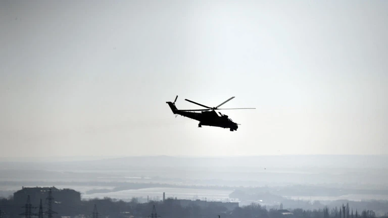 Một máy bay trực thăng quân sự Mi-24. Ảnh: SPUTNIK