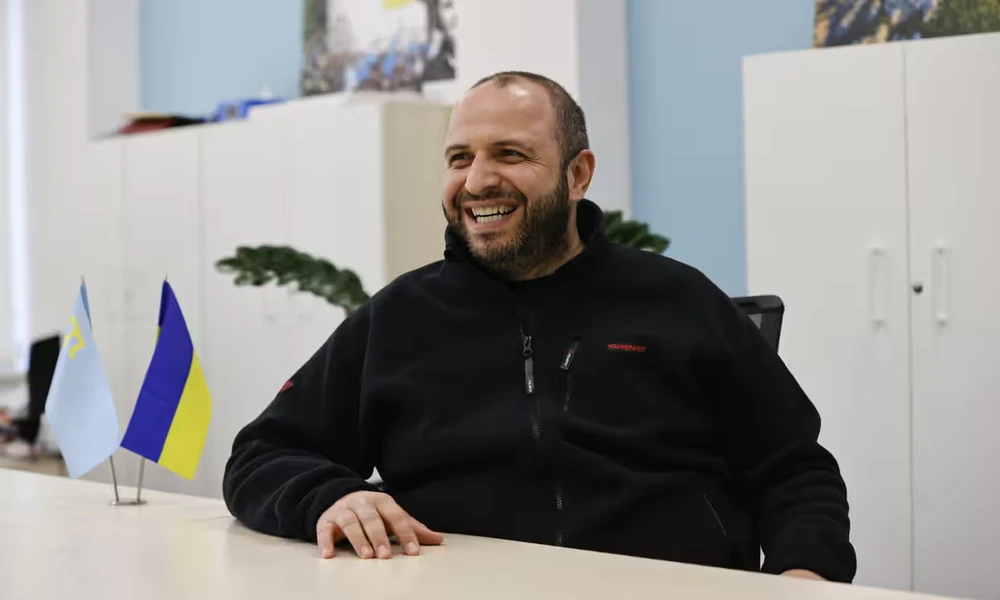 Ông Rustem Umerov - người được Tổng thống Volodymyr Zelensky đề cử làm Bộ trưởng Quốc phòng mới của Ukraine. Ảnh: ANADOLU AGENCY