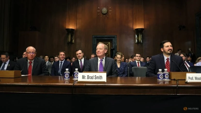Phiên điều trần của Tiểu ban Tư pháp, Công nghệ và Luật của Thượng viện về quyền riêng tư, công nghệ và luật pháp ngày 12-9. Ảnh: REUTERS