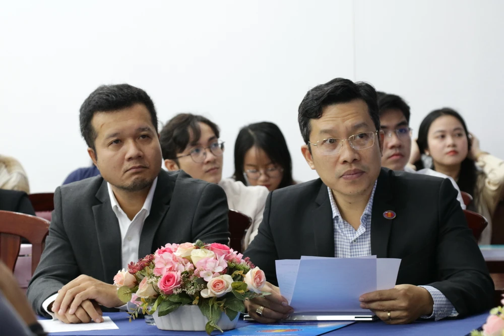 TS. Nguyễn Tăng Nghị tại Hội thảo khoa Quan hệ quốc tế về Bộ tứ kim cương